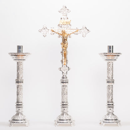 H-98ACS Silver Plated Altar Cross