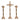 Pair of traditional ridge stem altar candlesticks with matching altar cross, brass altar candlesticks with altar cross, traditional altar candlesticks with altar cross, brass candlesticks with altar cross, ridge stem brass altar candlesticks with altar cross, brass altar cross, crucifix with silver corpus
