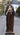 wood carved statue of st clare