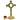 polished brass cross reliquary to display your relic. Shown with back removed
